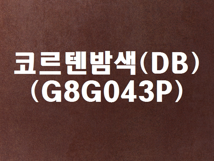 코르텐밤색(DB-G8G043P)